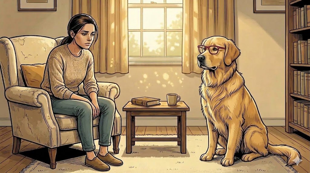 alfred-therapist-exhausted-extinction-burst-dog-training-mistakes